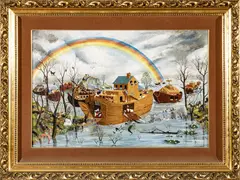 Fred Breebaart, s Ark, H 23.5', Oil On Canvas, Noah