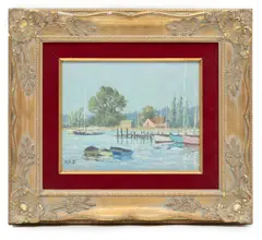 Hugh Boycott-Brown, ' W 10', Oil On Canvas