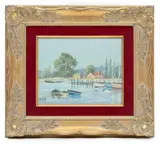 Hugh Boycott-Brown, ' W 10', Oil On Canvas