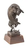 Frank Varga, ' W 4.5'' L 4.5', Bronze Sculpture, Dancing Bull
