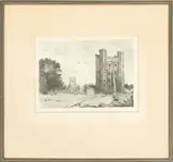 James Kerr-Lawson, ' W 11.5', Lithograph On Paper, "Tattersal Castle"