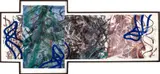 Steven Sorman, ' W 91', Intaglio, Lithograph, Woodcut, Collage With Pastel And Watercolor , 1988, As When