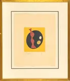 Jean Arp, ' W 8.5', Woodcut In Colors On Wove Paper, 1966, Untitled, From Soeil Recercle