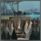Russell Keeter, Belle Isle Series, Oil On Canvas