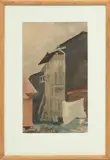 Russell Keeter, ' W 8.5', Watercolor On Paper, Urban Dwellings