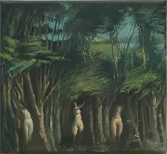 Three Graces by Russell Keeter, Oil On Canvas, offered May 2023
