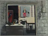 Russell Keeter, s Studio, H 17.75', Oil On Canvas, Artist