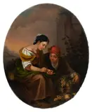 Bartolomé Esteban Murillo, ' W 31', Oil On Canvas, Ca. 19th Century, "Las Contadoras De Dinero"