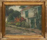 Sarah Noble Ives, ' W 17', Oil On Canvas, Doorway In Pacific Grove California