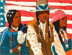Louis De Mayo, ' W 33.5', Lithograph In Colors On Wove Paper, Late 20th Century, Indian Fair