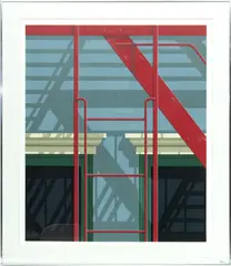 Hugh Michael Kepets, ' W 30', 1976, Serigraph