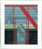 Hugh Michael Kepets, ' W 30', 1976, Serigraph