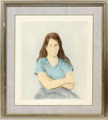 COLOR by Raphael Soyer, LITHOGRAPH, offered May 2023