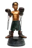 Jim Davidson, ' Dia. 12', Bronze Sculpture, The Little Champ