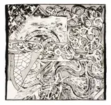 ' W 53.5' by Frank Stella, Intaglio Etching On Rag Handmade TGL Paper, 1982, Swan Engraving VII, offered Apr 2023