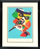 ' W 14.75' by Karel Appel, 1976, Lithograph In Colors On Wove Paper, C., offered Apr 2023