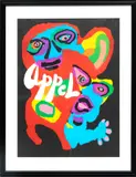 ' W 21' by Karel Appel, Colored Lithograph, offered Apr 2023