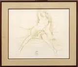 ' W 29.3' by Salvador Dalí, Lithograph On Wove Paper, 1970, Nu Au Sopha, From Nudes, offered Apr 2023