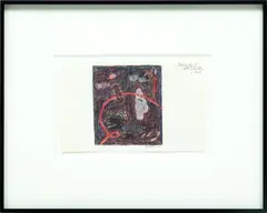 ' W 3.75' by Brenda Goodman, 1984, Mixed Media On Paper, offered Apr 2023