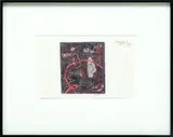 ' W 3.75' by Brenda Goodman, 1984, Mixed Media On Paper, offered Apr 2023