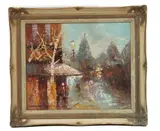 Edward Barton, ' W 24', Oil On Canvas