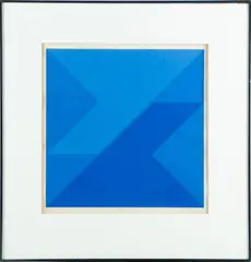 ' W 18' by Paul M. Levy, Screenprint In Colors On Paper, 1970, Shear (Geometric Abstract), offered Apr 2023