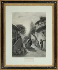 Gustave Doré, ' W 18', Engraving With Aquatint On Wove Paper, 1866, La Paix
