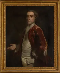 Joseph Highmore, ' W 28', Oil On Canvas, Standing Portrait