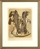 Georges Braque, ' W 11.5', Lithograph In Colors On Arches Paper, 1932, Athene (Athena)