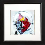 Peter Max, ' W 11', Lithograph In Colors On Paper, 1988, Andy With A Moustache (Warhol)