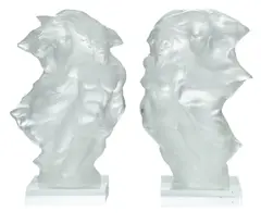 ' W 8'' Depth 5' by Frederick Hart, Clear Acrylic Resin Sculptures, Duet One, offered Mar 2023