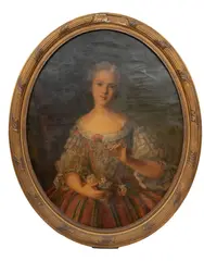 Jean-Marc Nattier, ' W 29', Oil On Canvas, Madame Louise De France