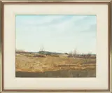 W. Louis Jones, ' W 12', Acrylic On Boad C. 1974, View From Butternut Hill