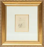 ' W 3.75' by Pierre-Auguste Renoir, Etching On Paper, 1892, Sur La Plage, offered Mar 2023