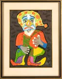 ' W 22' by Karel Appel, Lithograph In Colors On Wove Paper, Pagliacci, offered Mar 2023