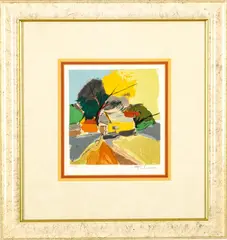 ' W 7' by Itzchak Tarkay, Lithograph In Colors On Wove Paper, Landscape, offered Mar 2023