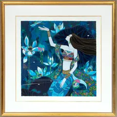 ' W 32.5' by Wu Jian, Serigraph On Paper, "Dragon Fly", offered Mar 2023