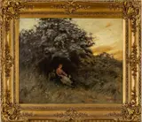 ' W 30' by Charles Martin Hardie, Oil On Canvas, The Lovers Tryste, offered Mar 2023