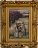 Townley Benson, ' W 10', 1903, Oil On Canvas, "Woman At The Well"