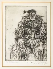 Untitled by Richard Jerzy, 1964, Etching On Paper, Circa, offered Mar 2023