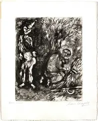 Untitled by Marc Chagall, 1927-30, Etching And Drypoint On Montval Laid Paper, offered Feb 2023