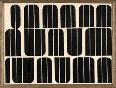 Albert Bitran, ' W 34', Oil On Canvas 1952, Migration
