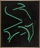 Albert Bitran, ' W 23.5', Oil On Canvas C. 1950-1960, Composition 2