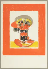 ' W 16' by Graham Sutherland, Lithograph In Colors On Wove Paper, Untitled, offered Feb 2023