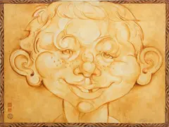 Martin Wong, ' W 48', Oil On Canvas C. 1978-1979, Alfred E. Neuman