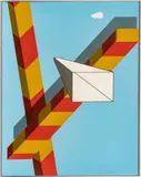 Allan D'Arcangelo, ' W 21.5', Serigraph On Paper, 1968, Edition 71/75