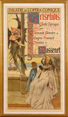 François Flameng, ' W 29', 1901, Lithograph Poster For The Opera "GrisÈlidis", C.