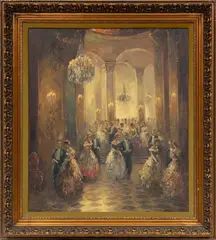 Richard Schlomer, ' W 28', Oil On Canvas, Ballroom