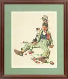 ' W 19' by Norman Rockwell, Lithograph In Colors On Wove Paper, Rejected Suitor, offered Feb 2023