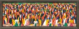 Laurent Casimir, ' W 48', Acrylic On Masonite, Fruit Market